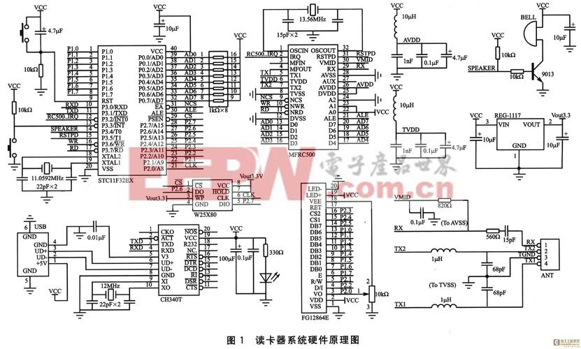 基于stc11f32单片机的射频读卡器设计